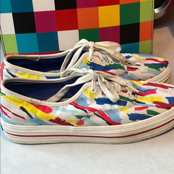 Keds Kate Spade Multicolor Brushstroke Sneakers - Picture 3 of 15